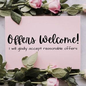 🤍 OFFERS ALWAYS WELCOME 🤍